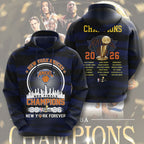 New York Knicks NBA Finals Champions 2026 3D Apparel – TMTHU6928