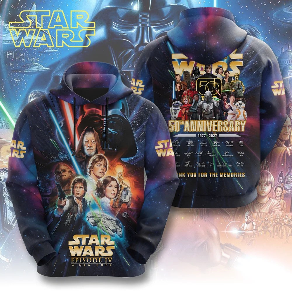 Star Wars 50th Anniversary 3D Apparel – TMTHU8928