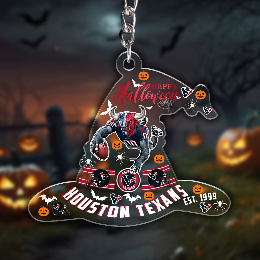 Houston Texans Custom Shape 1-side Printed Acrylic Keychain – HOATT12976