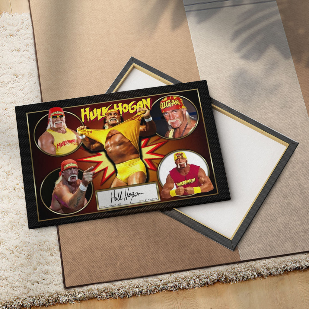 Hulk Hogan Rectangle Canvas With Inner Frame – HOATT 12313