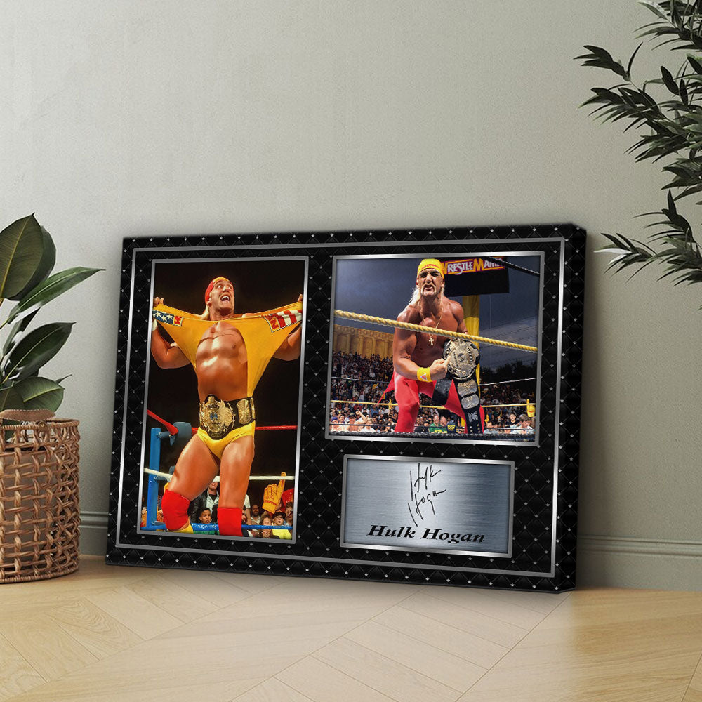 Hulk Hogan Rectangle Canvas With Inner Frame – HOATT 12354