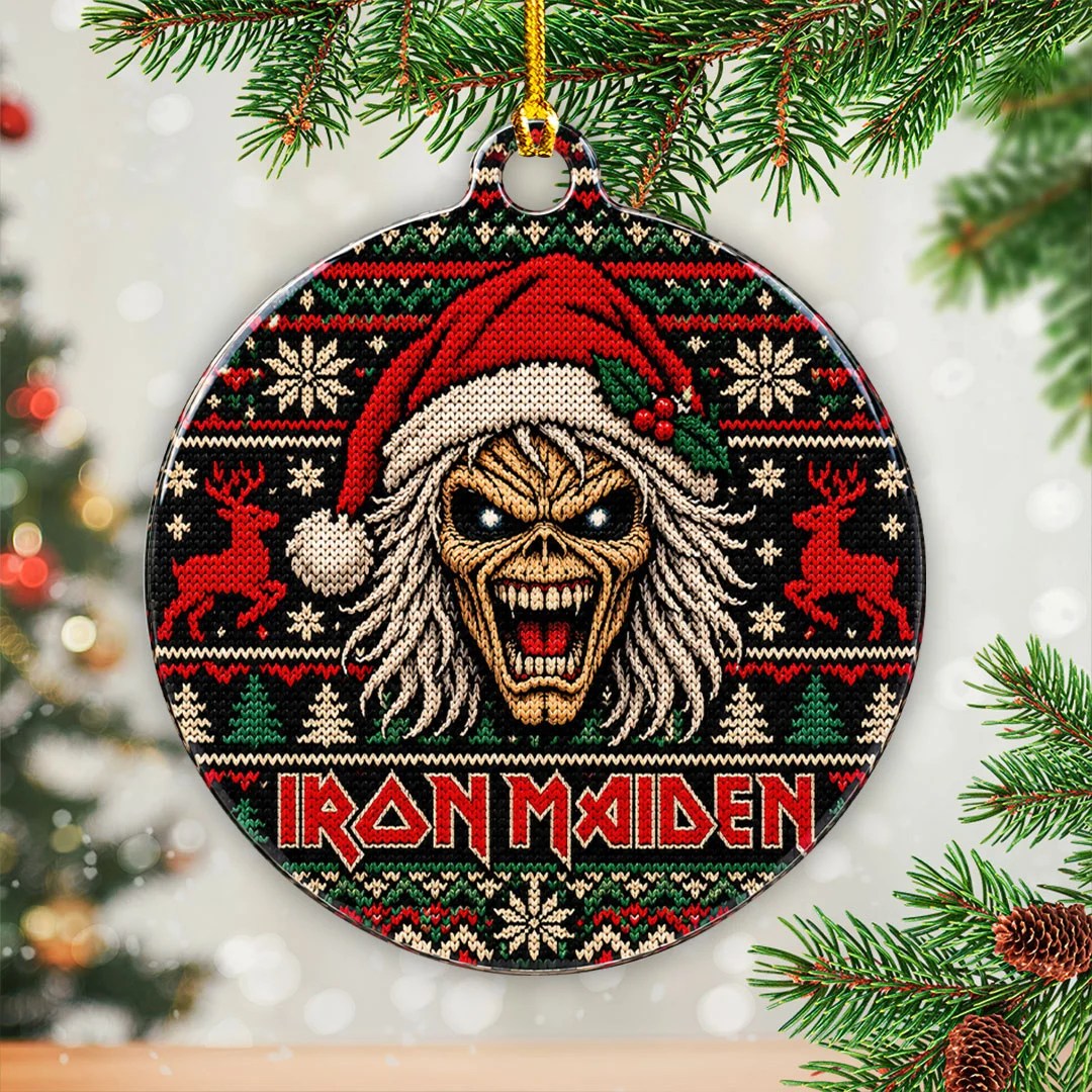 Iron Maiden Custom Shape 2-side Printed Acrylic Ornament – GNE8810