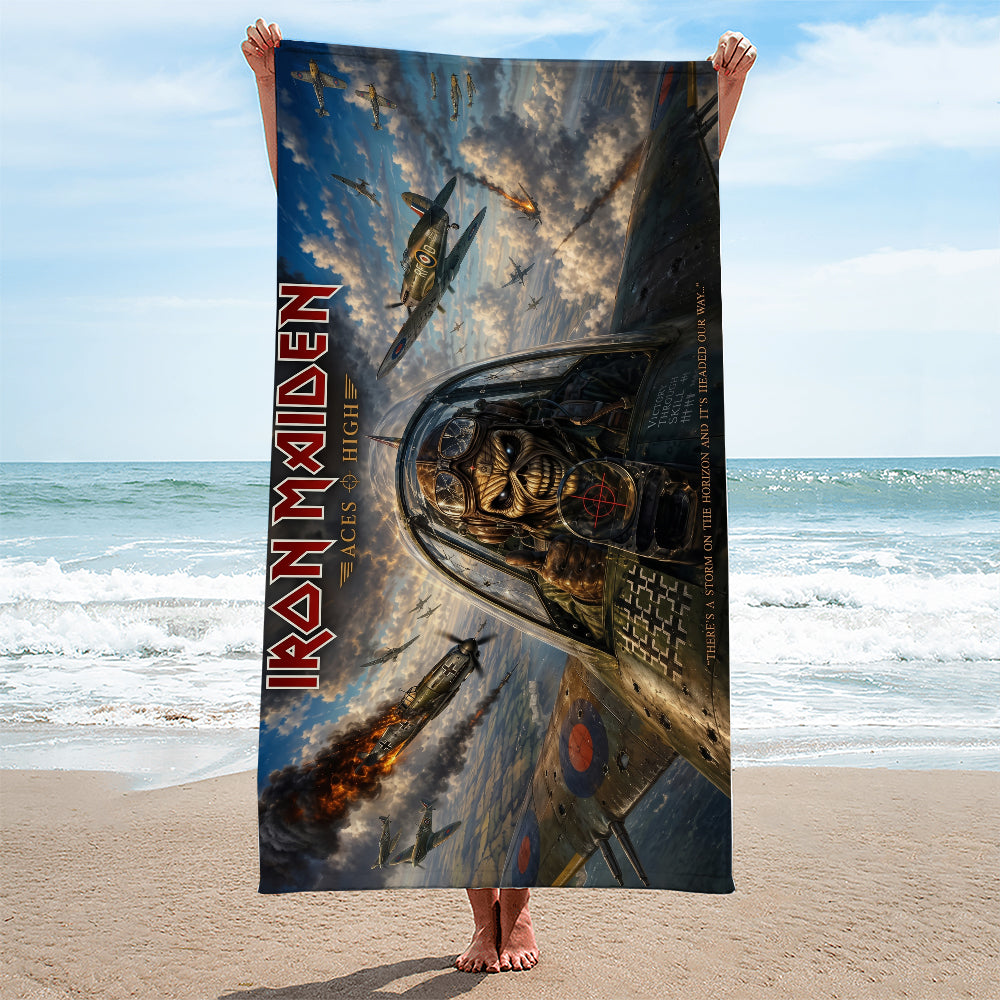 Iron Maiden Rectangle Beach Towel – TMTHU7925
