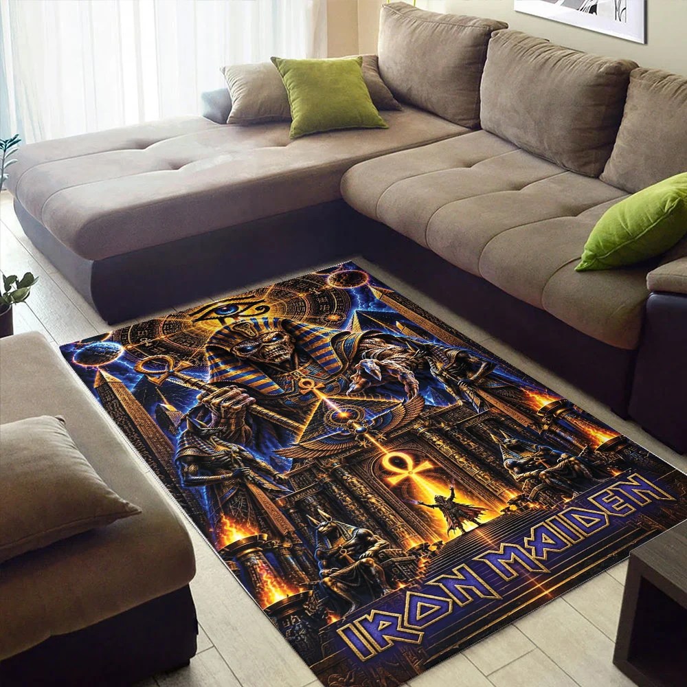Iron Maiden Rectangular Rug – TMTHU9124