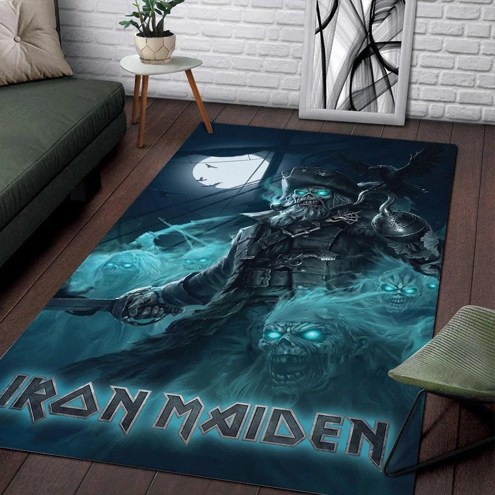 Iron Maiden Rectangular Rug – TMTHU9350