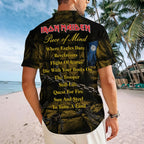 Iron Maiden Short Sleeve Button-Down Shirt – TMTHU10270