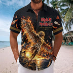 Iron Maiden Short Sleeve Button-Down Shirt – TMTHU9435