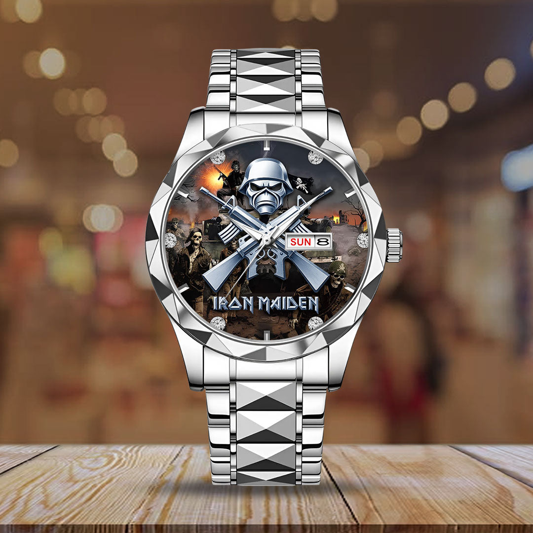 Iron Maiden Alloy Luxury Quartz Watch – TMTHU652