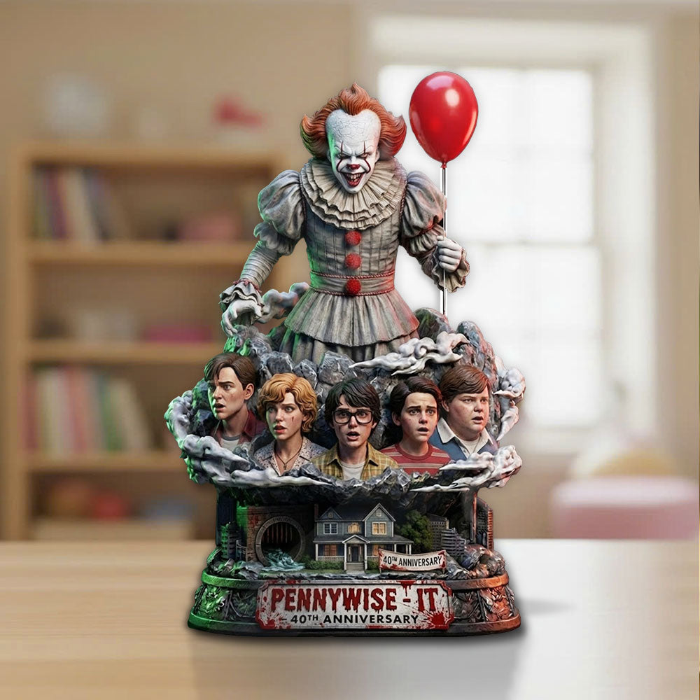 IT x Pennywise 40th Anniversary 2026 Custom Shape Acrylic Plaque – TMTHU3829