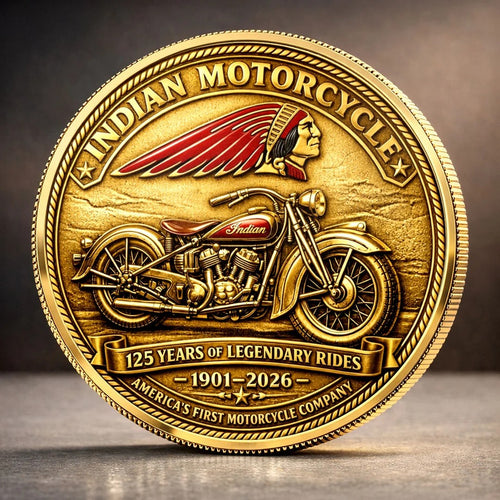 Indian Motorcycle 125th Anniversary 2026 Commemorative Coin – MAITM15417