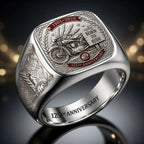Indian Motorcycle 125th Anniversary 3D Engraved Ring – HOATT20335