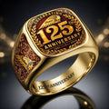 Indian Motorcycle 125th Anniversary 3D Engraved Ring – HOATT20640