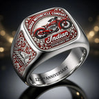Indian Motorcycle 125th Anniversary 3D Engraved Ring – HOATT21559