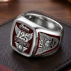 Indian Motorcycle 125th Anniversary 3D Engraved Ring – TMTHU9900
