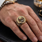 Indian Motorcycle 125th Anniversary 3D Engraved Ring – TMTHU9787