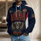 Indian Motorcycle 125th Anniversary 3D Unisex Waffle Hoodie – TMTHU8623