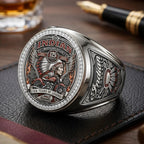 Indian Motorcycle 125th Anniversary 3D Engraved Ring – TMTHU9131