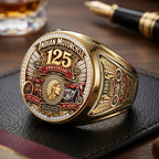 Indian Motorcycle 125th Anniversary 3D Engraved Ring – TMTHU9132