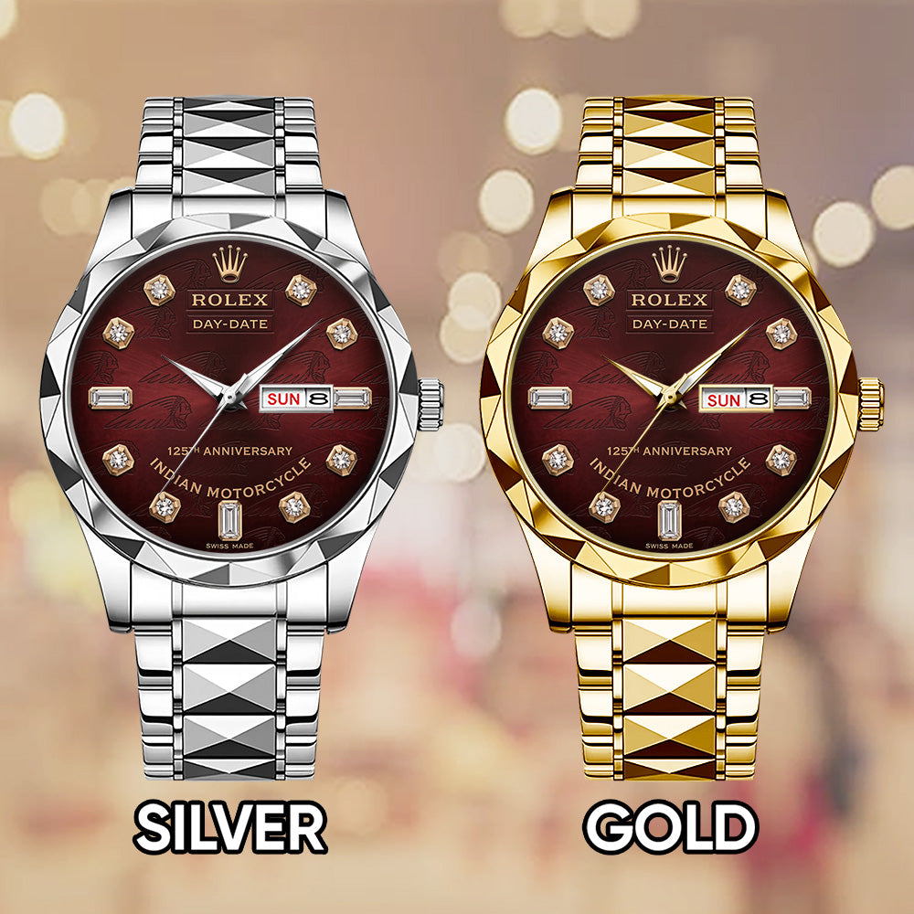 Indian Motorcycle 125th Anniversary Alloy Luxury Quartz Watch – TMTHU8551