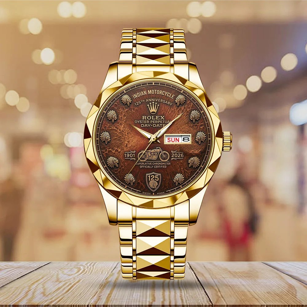 Indian Motorcycle 125th Anniversary Alloy Luxury Quartz Watch – TMTHU8668
