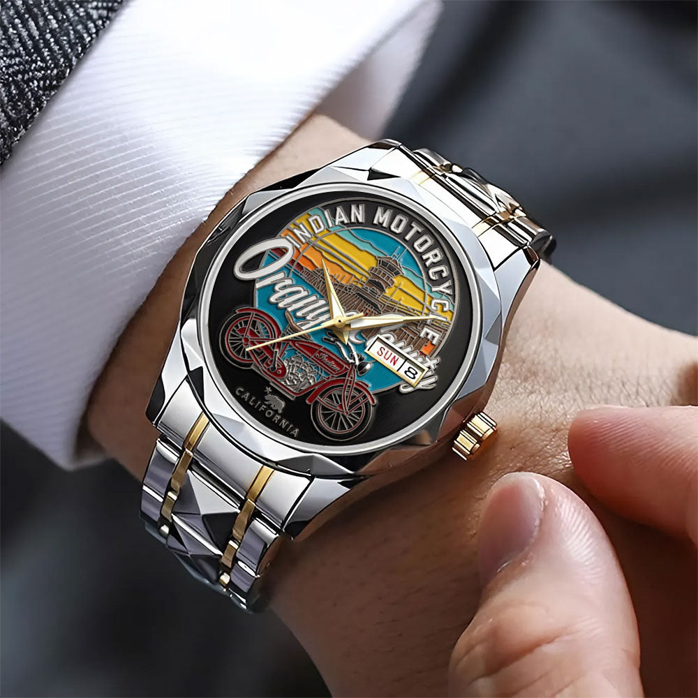 Indian Motorcycle 125th Anniversary Alloy Luxury Quartz Watch – TANTN24802