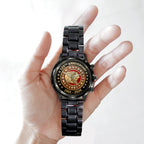 Indian Motorcycle 125th Anniversary Black Stainless Steel Watch – TMTHU8096