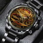 Indian Motorcycle 125th Anniversary Black Stainless Steel Watch – TMTHU8098