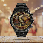 Indian Motorcycle 125th Anniversary Black Stainless Steel Watch – TMTHU8597