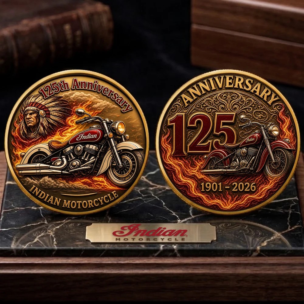 Indian Motorcycle 125th Anniversary Commemorative Coin – TMTHU8618