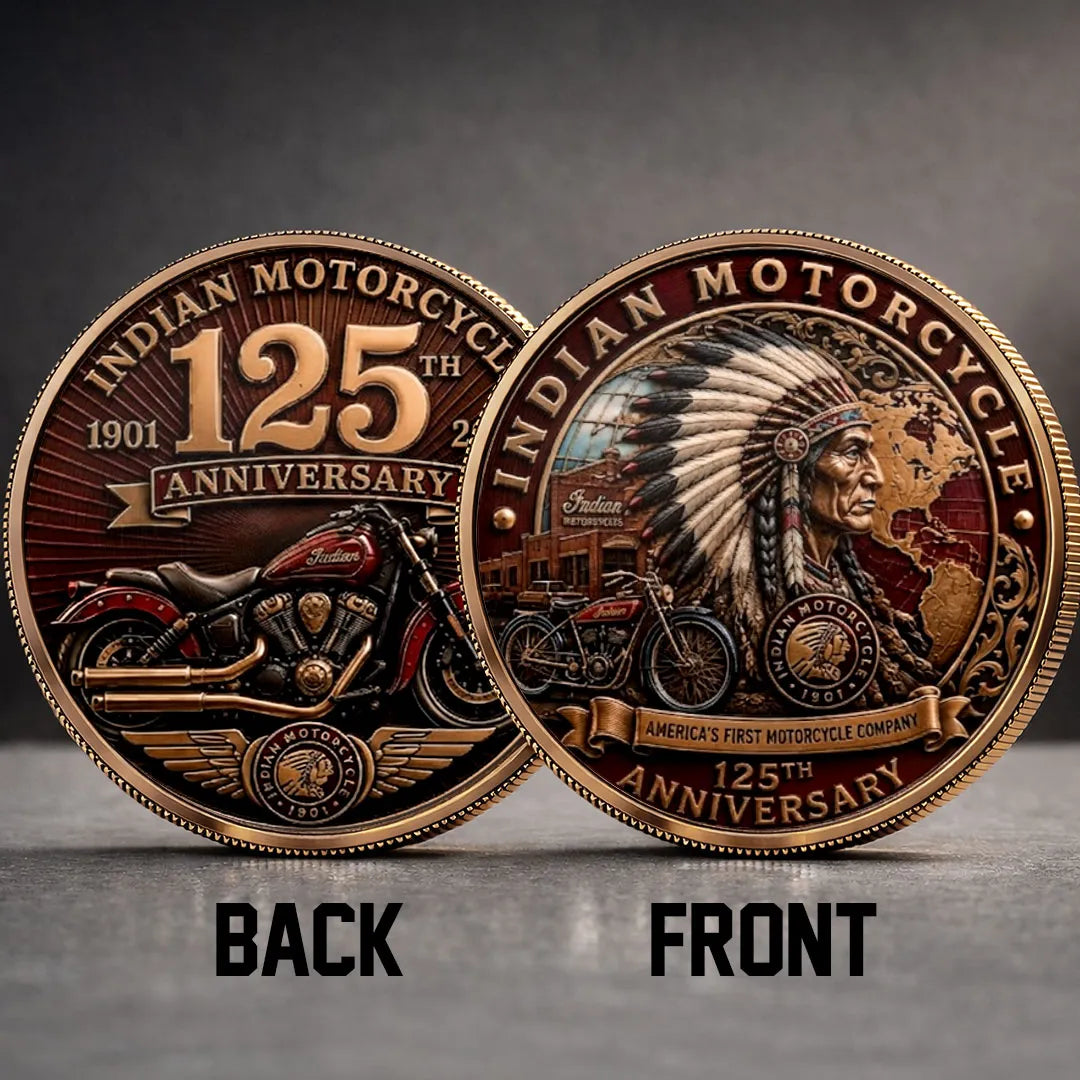 Indian Motorcycle 125th Anniversary Commemorative Coin – TMTHU8549
