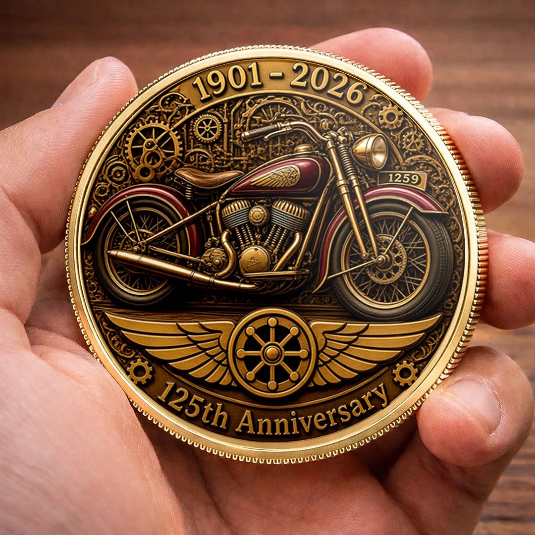 Indian Motorcycle 125th Anniversary Commemorative Coin – TMTHU8657