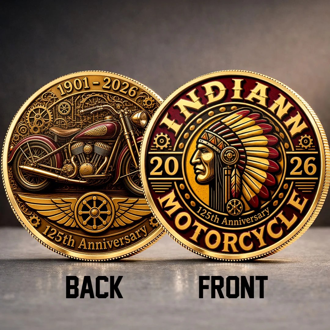Indian Motorcycle 125th Anniversary Commemorative Coin – TMTHU8657