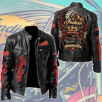 Indian Motorcycle 125th Anniversary Motorcycle Leather Jacket – TMTHU9332