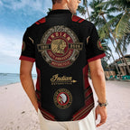 Indian Motorcycle 125th Anniversary Short Sleeve Button-Down Shirt – TMTHU8689
