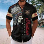 Indian Motorcycle 125th Anniversary Short Sleeve Button-Down Shirt – HOATT20331