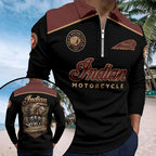 Indian Motorcycle 125th Anniversary Zip Polo Shirt – HOATT20426