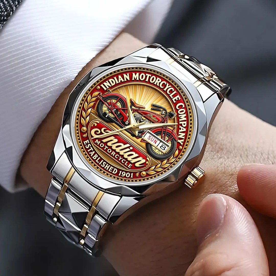Indian Motorcycle Alloy Luxury Quartz Watch – HOATT21571