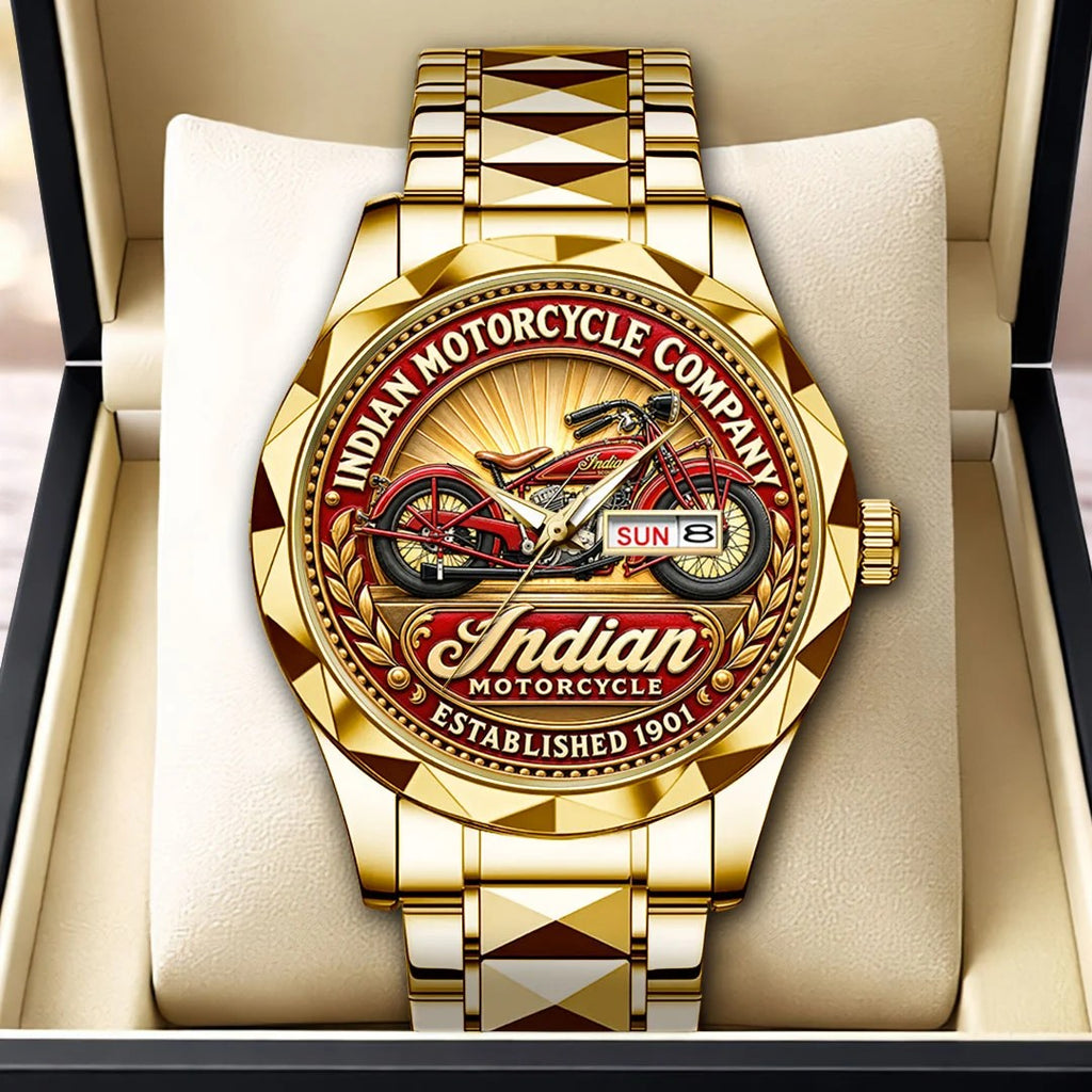Indian Motorcycle Alloy Luxury Quartz Watch – HOATT21571