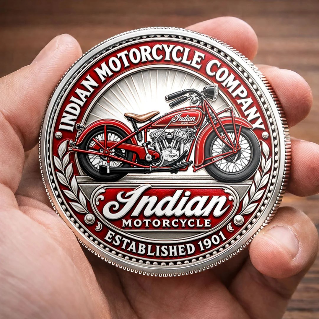 Indian Motorcycle Commemorative Coin – HOATT21617