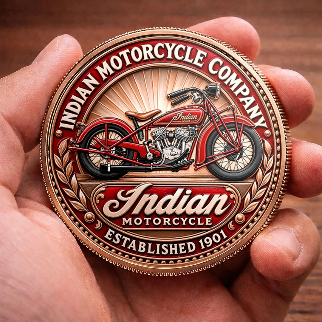 Indian Motorcycle Commemorative Coin – HOATT21617