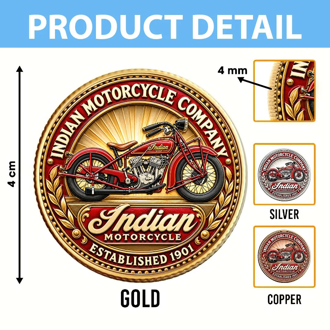 Indian Motorcycle Commemorative Coin – HOATT21617