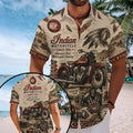Indian Motorcycle Short Sleeve Button-Down Shirt – MAITM15453