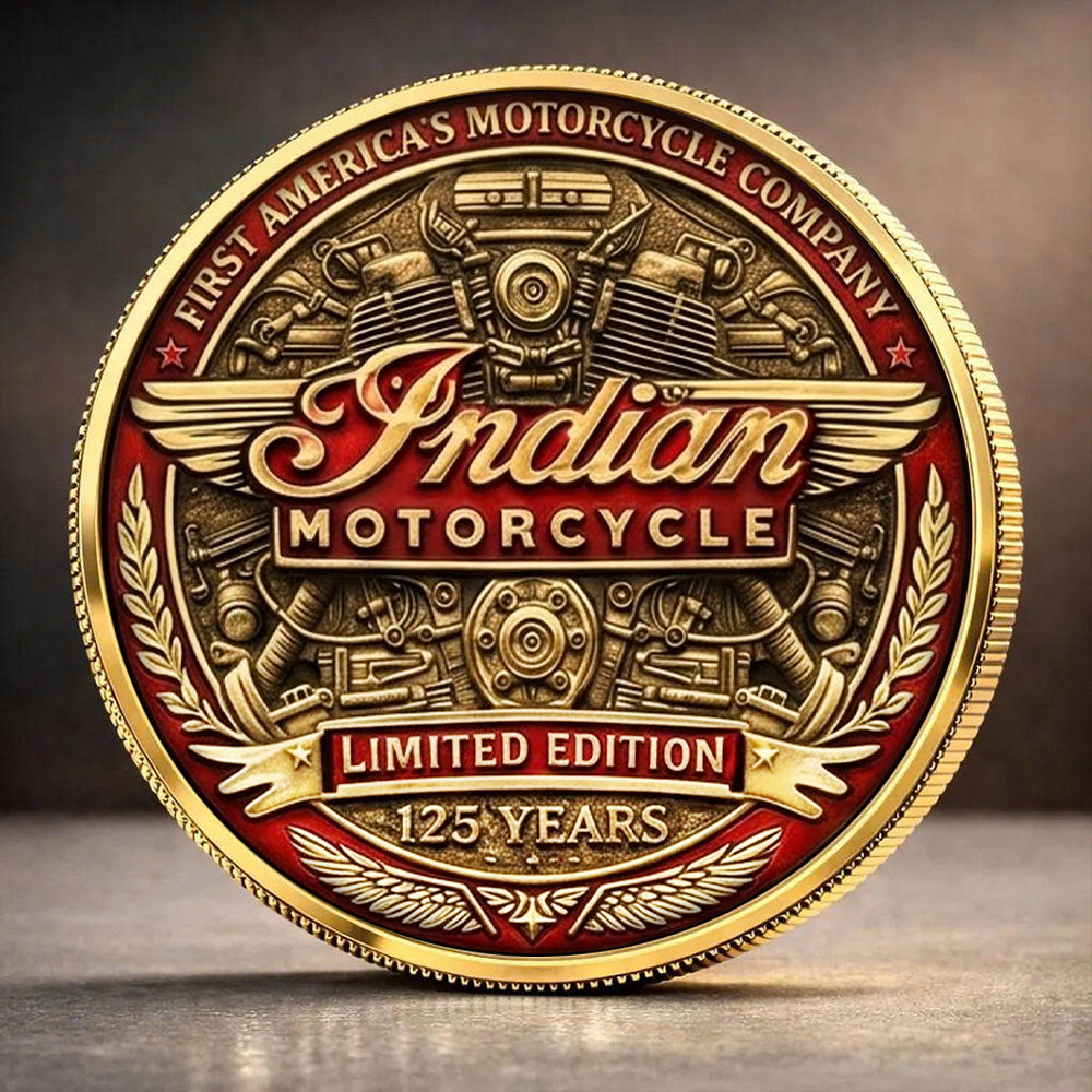 Indian Motorcycle 125th Anniversary Commemorative Coin – TANTN21655