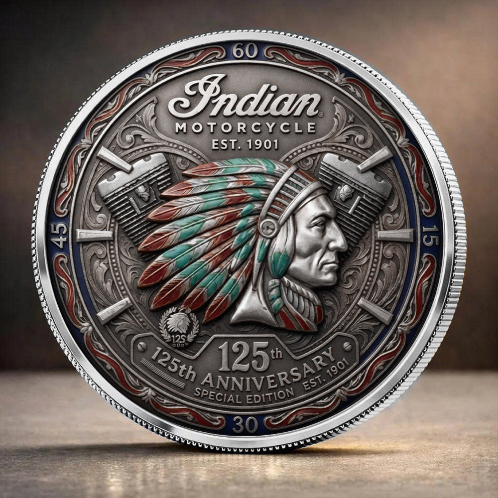 Indian Motorcycle 125th Anniversary Commemorative Coin – TANTN24805