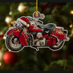 Indian Motorcycle 125th Anniversary Custom Shape 2-side Printed Acrylic Ornament – HOATT26868