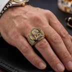 Indian Motorcycle 125th Anniversary 3D Engraved Ring – TMTHU10001