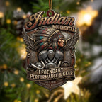 Indian Motorcycle Custom Shape 2-side Printed Acrylic Ornament – HOATT21561
