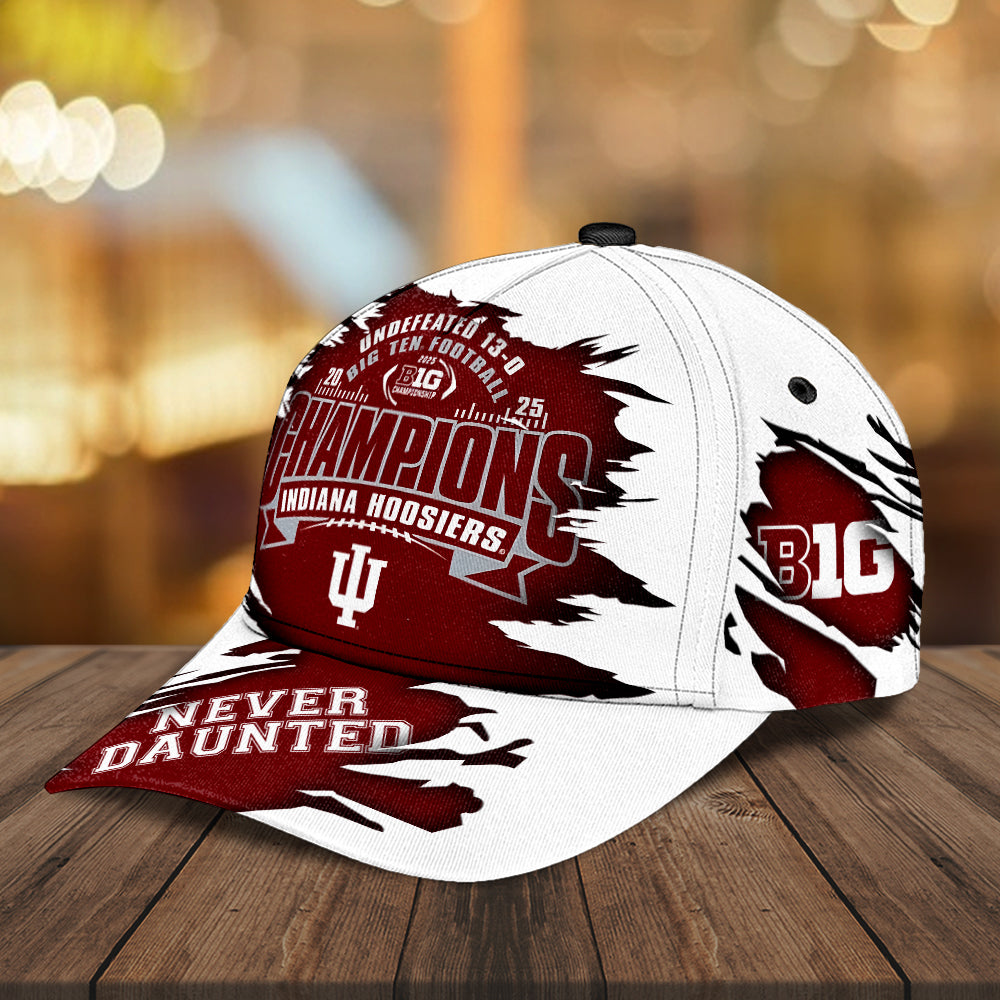 Indiana Hoosiers Football 2025 Big Ten Champions Classic Cap – MAITM14188