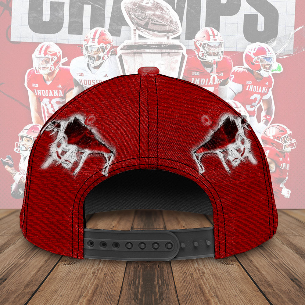 Indiana Hoosiers Football 2025 Big Ten Champions Classic Cap – TMTHU2527