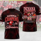 Indiana Hoosiers Football 2025 National Champions 3D Apparel – MAITM14559